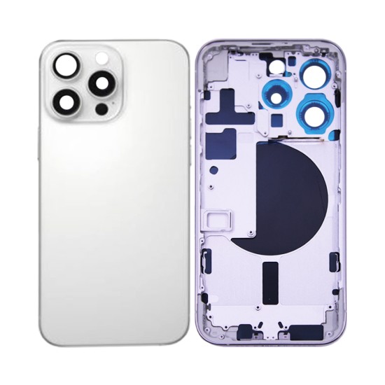 Back Cover+Frame Apple iPhone 15 Pro White Titanium Back Cover+Frame Apple iPhone 15 Pro White Titanium